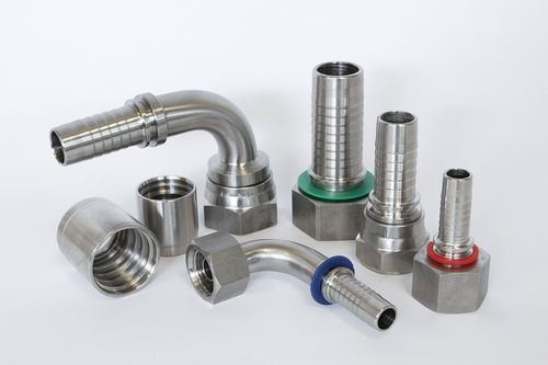 Winkelanschluss - X series  - IMM Hydraulics - Edelstahl / für Schläuche