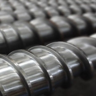 Extruderschnecke für Gummi - Mecano Technique - für Kunststoff / für die Lebensmittelindustrie