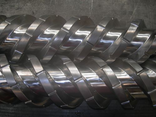 Extruder-Doppelschnecke / Stahl - Mecano Technique