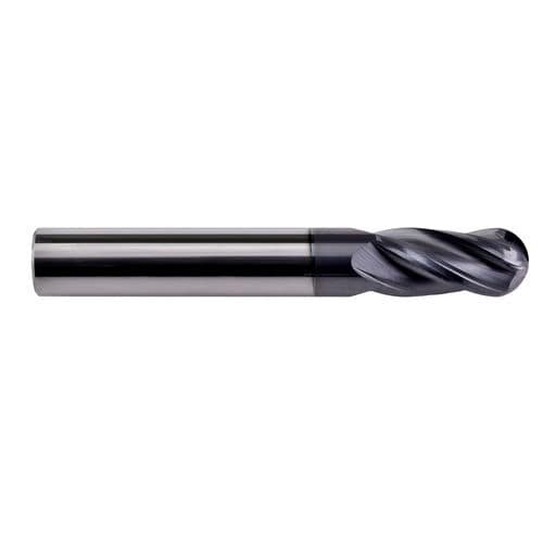 Fräser mit ungleicher Helix - H4R series - DueCi SRL - Kugelkopf / VHM / Nuten