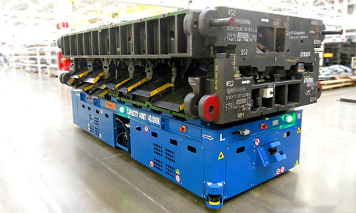 FTS für Materialumschlag - MORELLO USA - elektrisch / Rundstrahl / mit Arbeitsbühne