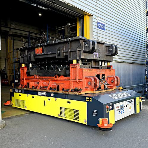 FTS für schwere Lasten - HEAVY DUTY AGV - MORELLO USA - elektrisch / lasergesteuert / bidirektional