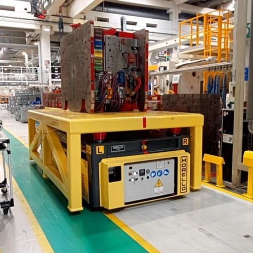 Transport-FTS - SGAI and OMNI Transporter - MORELLO USA - für schwere Lasten / batteriebetrieben / mit Arbeitsbühne