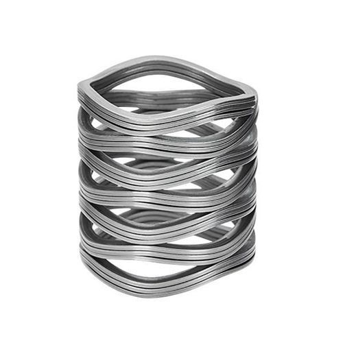 Kompressions-Tellerfeder - Zhejiang Lisheng Spring Co., Ltd. - gewickelt / gewellt / Flachdraht