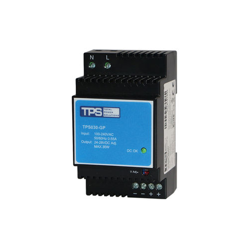 Stromversorgung für DIN-Schiene - TPS030-GP12V - TPS Elektronik GmbH - AC/DC / Doppelausgang / einphasig