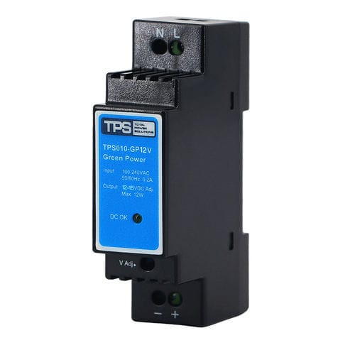 Stromversorgung für DIN-Schiene - TPS010-GP12V - TPS Elektronik GmbH - AC/DC / Doppelausgang / einphasig