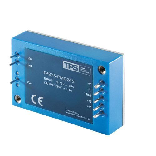 Isolierter DC/DC-Wandler - TPS075-PMD24S - TPS Elektronik GmbH - Leiterplatten / Industrie / für Telekom-Anwendungen