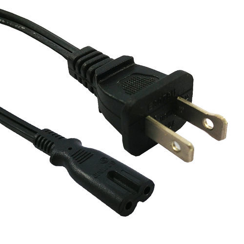 Netzkabel für IEC-Verbinder - IEC60320-C7-US - TPS Elektronik GmbH - Stecker