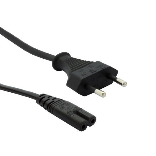 Stecker Netzkabel - IEC60320-C7-EU-Black - TPS Elektronik GmbH - für IEC-Verbinder