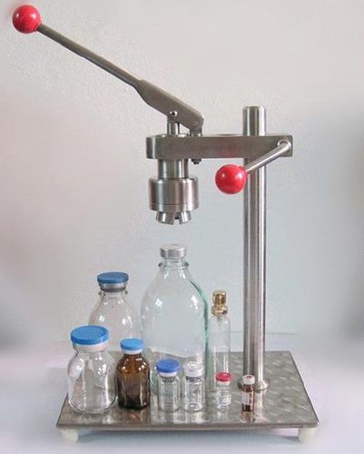 Manuelle Verschliessmaschine - GV-FG22 - HANGZHOU GEEVO TECHNOLOGY CO., LTD. - vertikal / für Flaschen / für die Pharmaindustrie