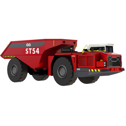 Knickgelenkter Muldenkipper - ST54 - EMSUNTOUR - Diesel / für Untertagebau