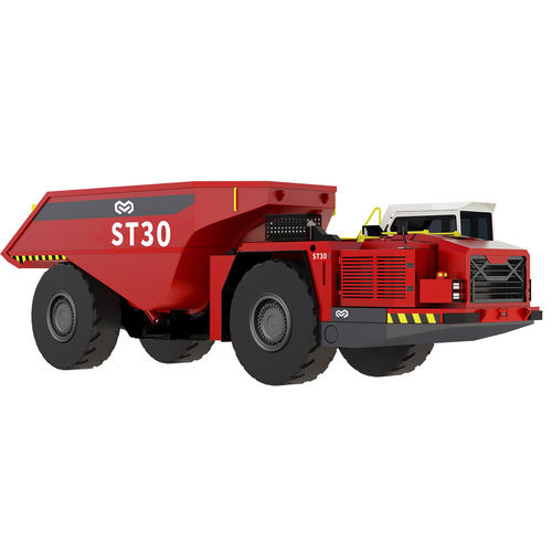 Knickgelenkter Muldenkipper - ST30 - EMSUNTOUR - Diesel / für Untertagebau