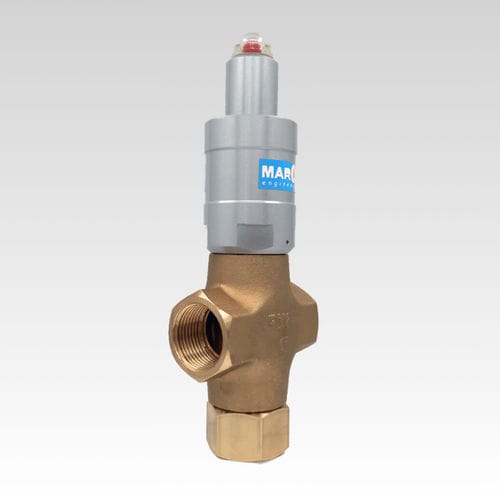 Kolbenventil - fast 3 - MAROS Engineering - pneumatisch gesteuert / Stop / Verteiler