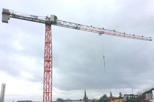 LKW-montierter Kran - TLS 55 13 - Gruas Saez - Turm / für Baustelle / für Hubanwendungen