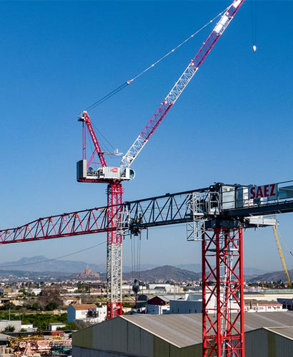 LKW-montierter Kran - TLS 60 14 SR - Gruas Saez - Turm / für Baustelle / für Hubanwendungen