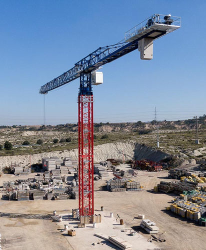 LKW-montierter Kran - TLS 80 32T - Gruas Saez - Turm / für Baustelle / für Hubanwendungen