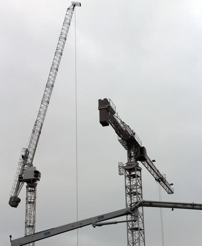 LKW-montierter Kran - SLH 205R - Gruas Saez - Spitzenausleger / für Baustelle / für Hubanwendungen