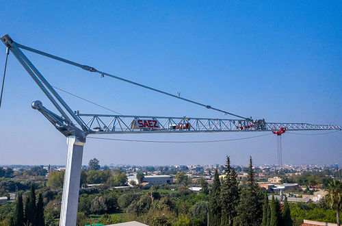 LKW-montierter Kran - H 32 - Gruas Saez - Schnellmontage / für Baustelle / für Hubanwendungen