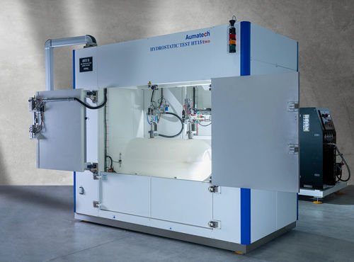 Hydrostatische Prüfmaschine - HT-30 - AUMATECH srl - PLC-gesteuert / für Druckbehälter / kompakt
