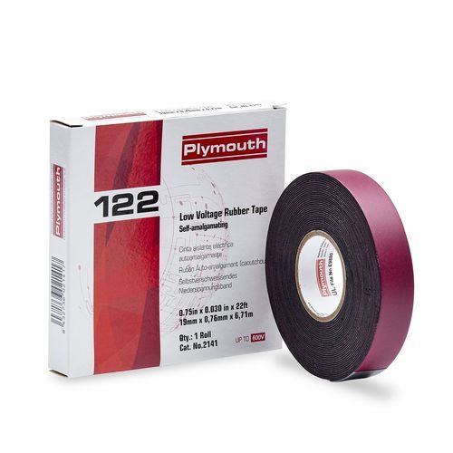 Elektroisolierungsband - 122 - Plymouth Rubber Europa S.A.U. - selbst-vulkanisierend / Gummi / für Niedrigspannungsanwendungen