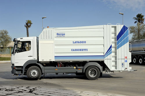 Seitenlader-Behälterwaschanlage - LONGO Euroservice SRL - automatisch