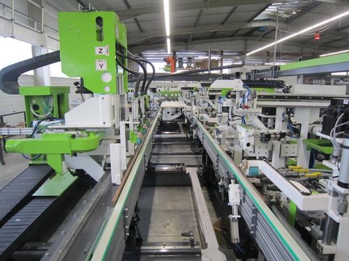 3-Achs-Bearbeitungszentrum - FLEXDOOR 6000 / FLEXWIN 6000 - Dubus Industrie - horizontal / für Holz / Fräs