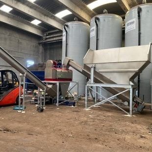Hammer-Entpackungsanlage -  S LINE - MAVITEC GREEN ENERGY BV - Edelstahl