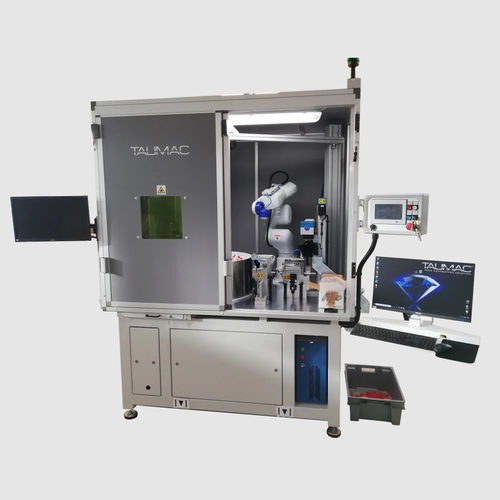 Lasermarkiermaschine - Taumac - kompakt / Knopf / mit Visionssystem