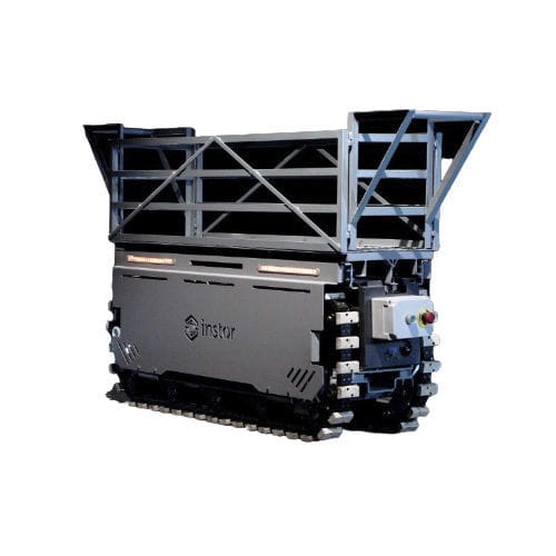 Fahrzeug für den Materialtransport - Anhangá - Instor - mit Batterie / Raupen