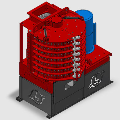 Mühle für Metall - BANO RECYCLING SRL - Rotor / vertikal / robust