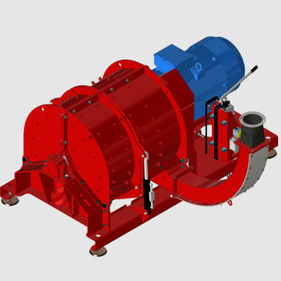 Pulverisierer für Metall - TU series - BANO RECYCLING SRL - Rotor / horizontal / Hochgeschwindigkeit