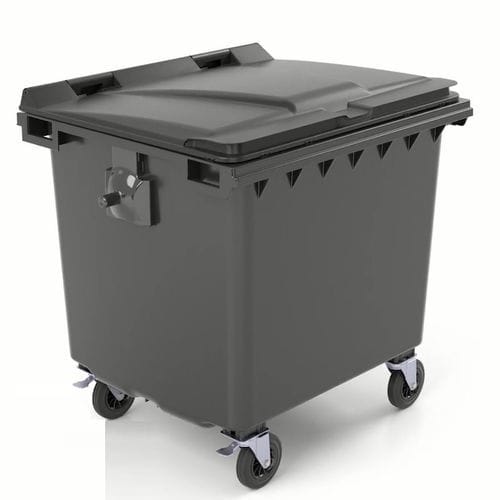 HDPE-Müllbehälter - C1000 - CONTENUR SL - Hecklader / für städtische Produkte / für Papier