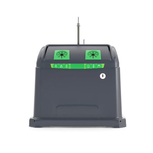Polyethylen-Müllbehälter - 360IGLOO - CONTENUR SL - Metall / Seitenlader / für vertikale Beladung