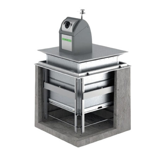 Stahlmüllbehälter - SCV series - CONTENUR SL - HDPE / erdverlegt / für städtische Produkte