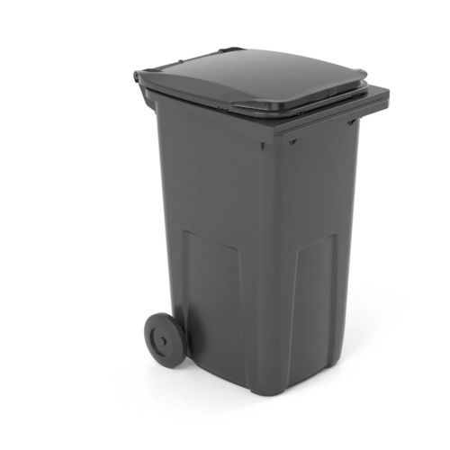 HDPE-Müllbehälter - C240 - CONTENUR SL - mobil / mit Deckel / modular