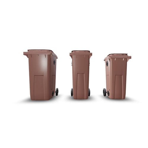 Karton-Müllbehälter - Biocontainer - CONTENUR SL - HDPE / Hecklader / für organische Produkte