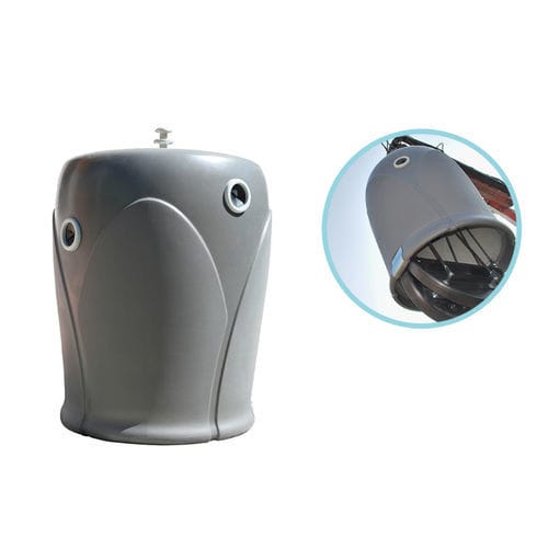 HDPE-Müllbehälter - CONTENUR SL - für vertikale Beladung / für Recyclingprodukte / System