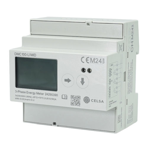 Drehstromzähler - DMC100-LI MID - Celsa Messgeräte GmbH - für DIN-Schiene / mit LCD-Display / MID-zertifiziert