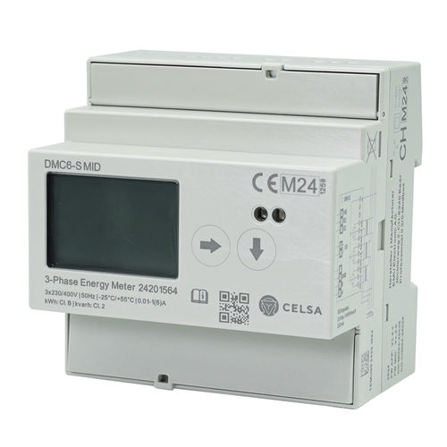 Drehstromzähler - DMC6-S MID - Celsa Messgeräte GmbH - für DIN-Schiene / RS-485 / Modbus