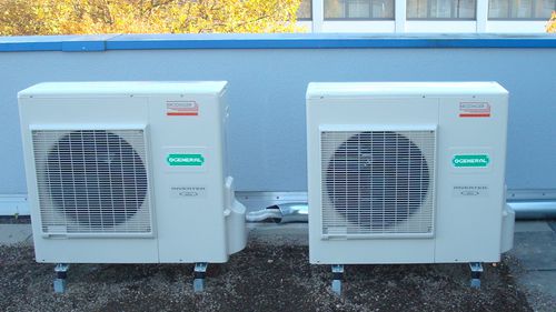Seitenmontierte Klimaanlage für Schaltschrank - Brodinger IT-Sicherheitstechnik e.U. - kompakt / Split / Außenbereich