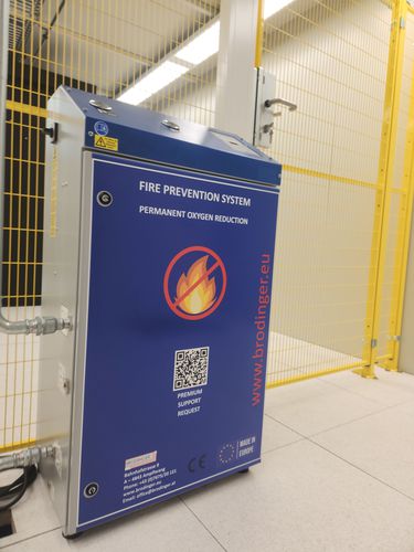 Brandschutzsystem mittels Sauerstoffreduzierung - Brodinger IT-Sicherheitstechnik e.U.