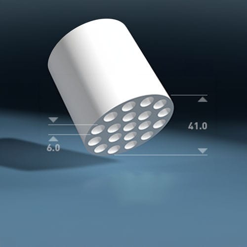 Membran zur Filtrierung - Typ 19/6 - 1500 - atech innovations GmbH - Keramik / chemikalienbeständig