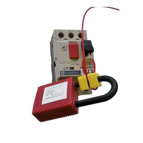Schloss für Schutzschalter - C0011 - CAPIOTEC - mechanisch / für Vorhängeschloss / Stahl
