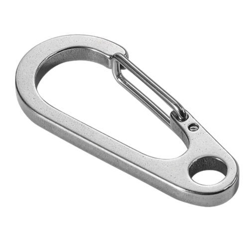 Karabiner mit Verriegelung - CAPIOTEC - Edelstahl / Stahl / asymmetrisch