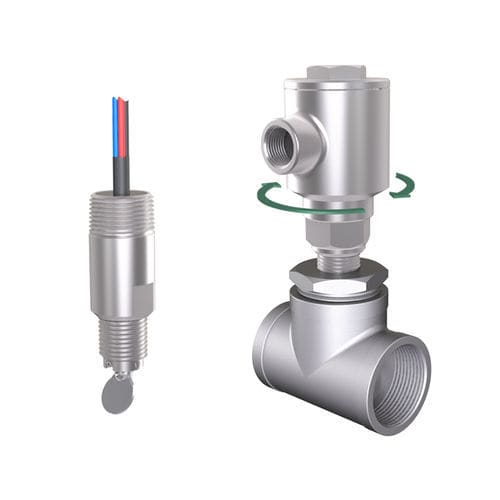 Paddeldurchflusswächter - FL-A series - Euroswitch - für Flüssigkeiten / horizontal / Edelstahl
