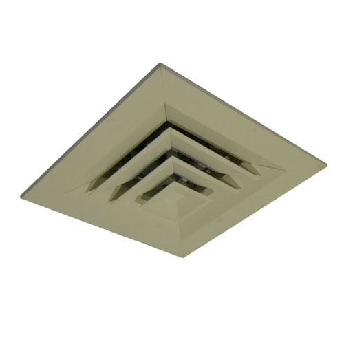Quadratische Luftdurchlass - ATD - Wozair - Decken / Metall