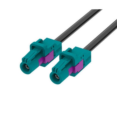 Kabelkonfektionierung / mini FAKRA - FR-1J1J-100X03 - ATTEND Technology Inc. - Koaxial / gerade / Simple