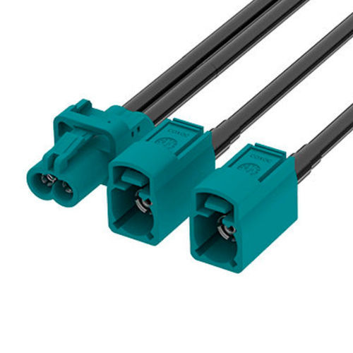 Kabelkonfektionierung / mini FAKRA - FR-1J2J-100X02 - ATTEND Technology Inc. - Koaxial / gerade / Maisonette