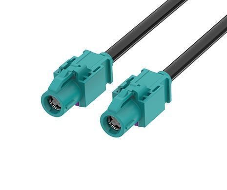 Datenübertragungs-Kabelkonfektionierung - HSD-1J1J-100Z01 - ATTEND Technology Inc. - Koaxial / gerade / für die Fahrzeugindustrie