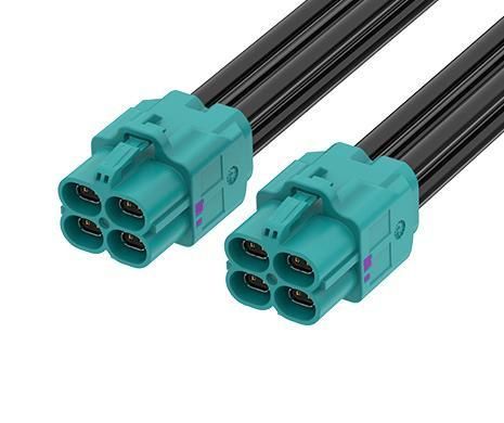 HS-MTP-Kabelkonfektionierung - MTP-1J1J-100Z03 - ATTEND Technology Inc. - Koaxial / gerade / für die Fahrzeugindustrie